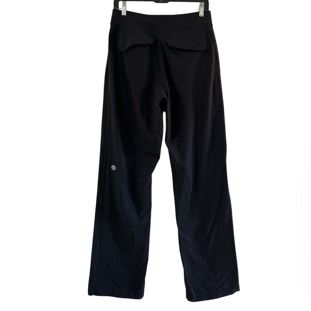 Lululemon Men’s Kung Fu Pant Black M Medium Straight Leg Octagon Logo Vintage - Picture 5 of 17